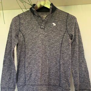 Abercrombie kids navy light sweater Henley shirt